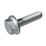 BN 48717 - Hex flange bolts, Full thread and coarse thread, Steel, Grade 5, Zinc Clear Plated Chromated (IFI 111)
