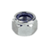 BN 48289 - Hex nylon insert lock nuts type NM, Fine thread, Steel, Grade Not Designated, Zinc Clear Plated Chromated (IFI 100-107)