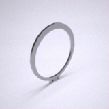 BN 48632 - External retaining rings, Steel, Spring Steel, Plain Finish (ASME B18.27.1)