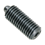 BN 13367, BN 13368 Spring plungers with bolt and hex socket