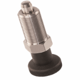 BN 2912 Index Bolts without Stop with metric fine thread and hex collar
